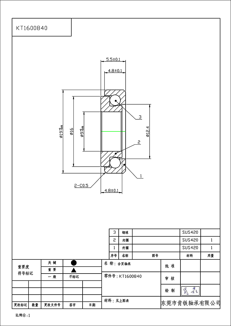 KT1600840-合页轴承